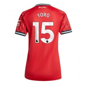 Manchester United Leny Yoro #15 Hemmatröja Kvinnor 2025-26 Kortärmad